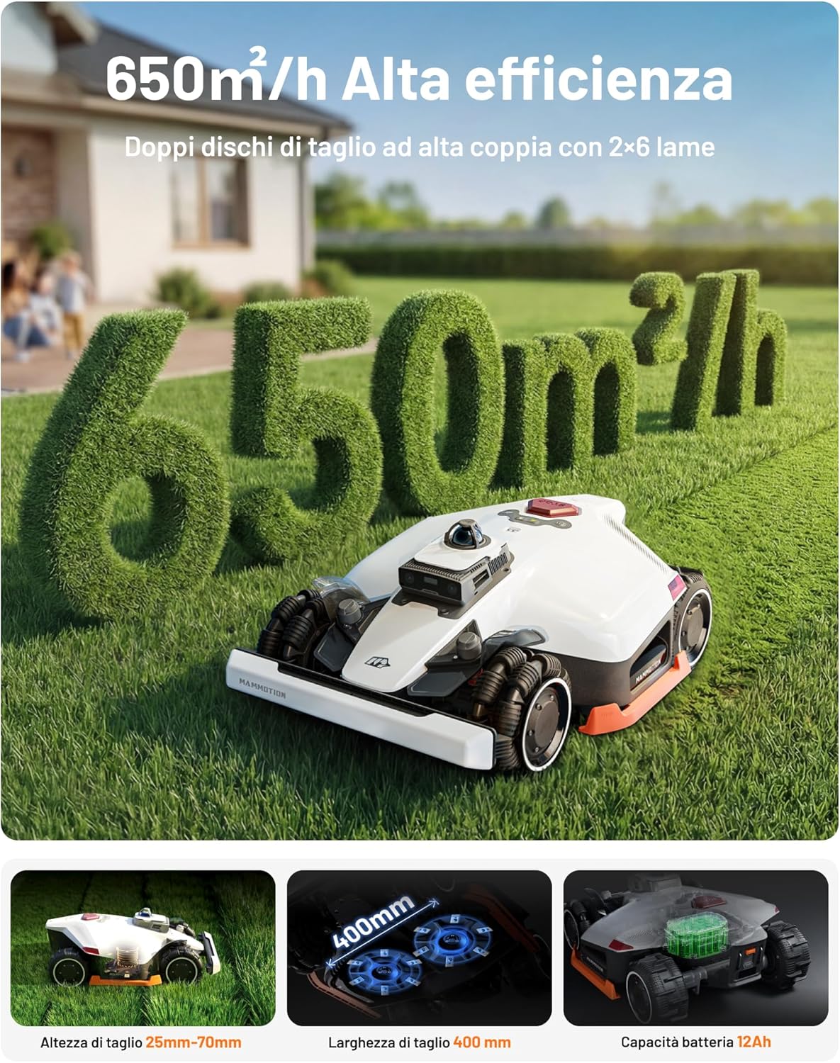 MAMMOTION LUBA 3 AWD 3000 - immagine 3
